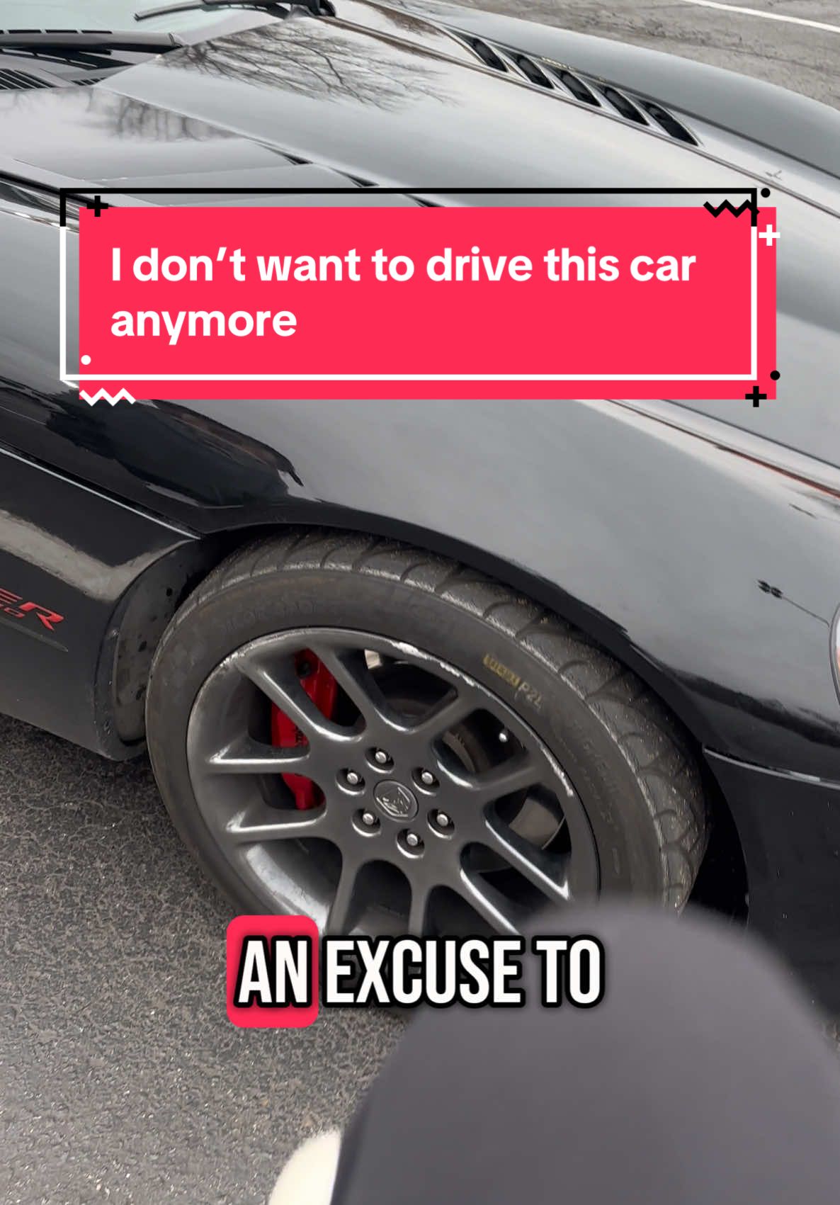 Ooooooops, I can’t believe I did that on the drive through… #supercar #carsoftiktok #viper #notgood #sportscar #dodgeviper #V10Power #creatorsearchinsights #drivethru #satisfying 