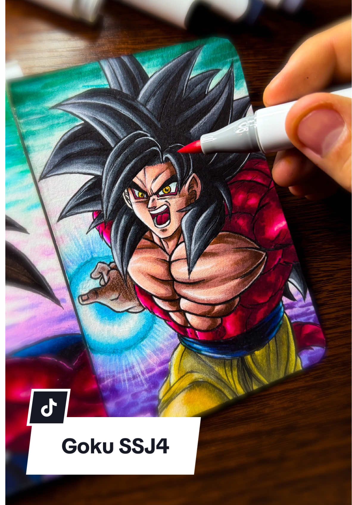 Next up: End of the Sketchbook . Made with AR Drawing . #asmr #goku #satisfyingart #ardrawing #animefyp #dragonball #animeart 