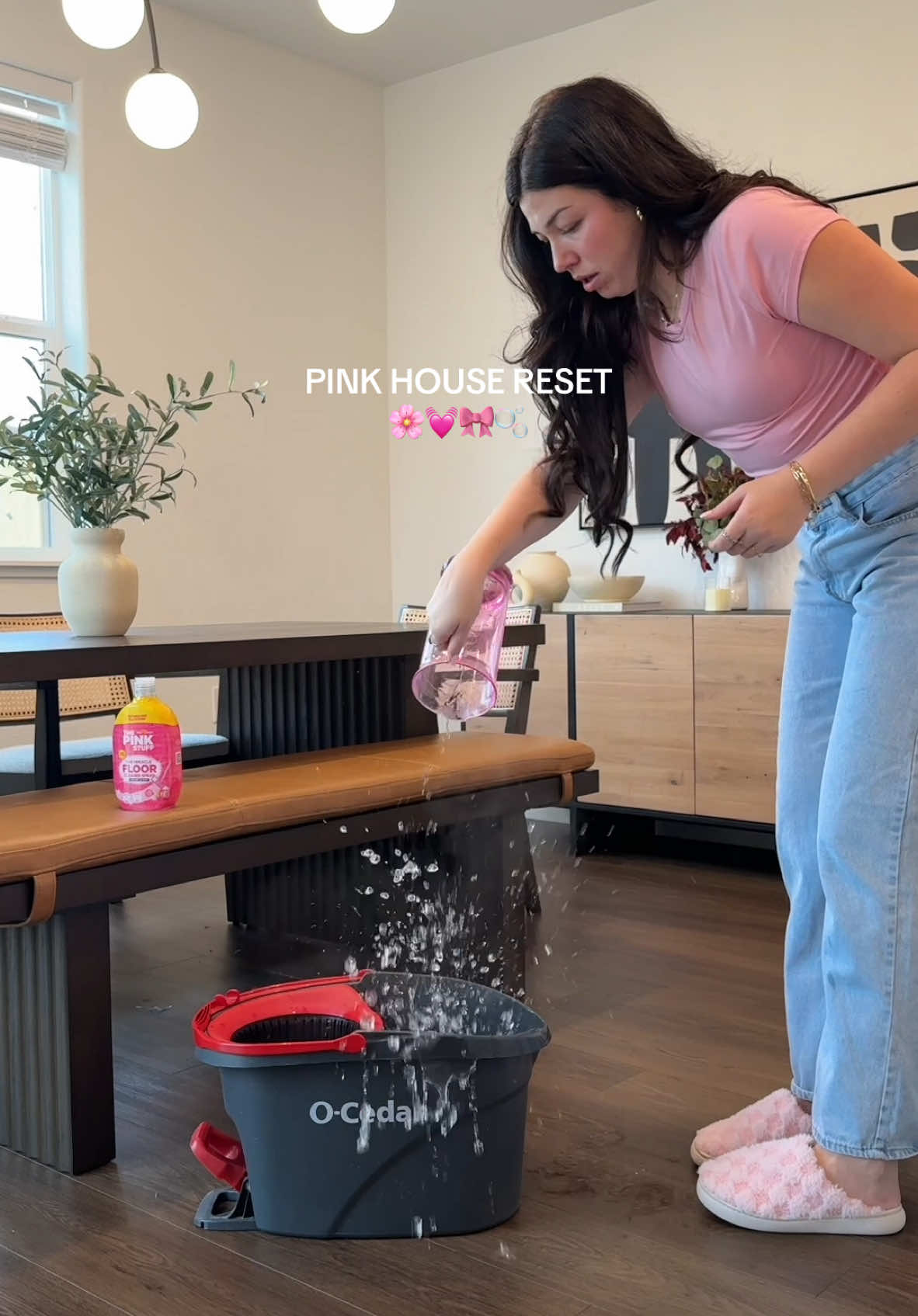 Pink Clean With Me Are My New Favorite! 💓🎀🌸🫧✨ #pink #clean #cleanwithme #momlife #housereset #deepclean #cleanwithmemotivation #cleaningtiktok #asmr #asmrcleaning #realisticmomlife #momifthree #pinkrestock #restock #houseresetwithme #pinkstuff #toiletcleaner 