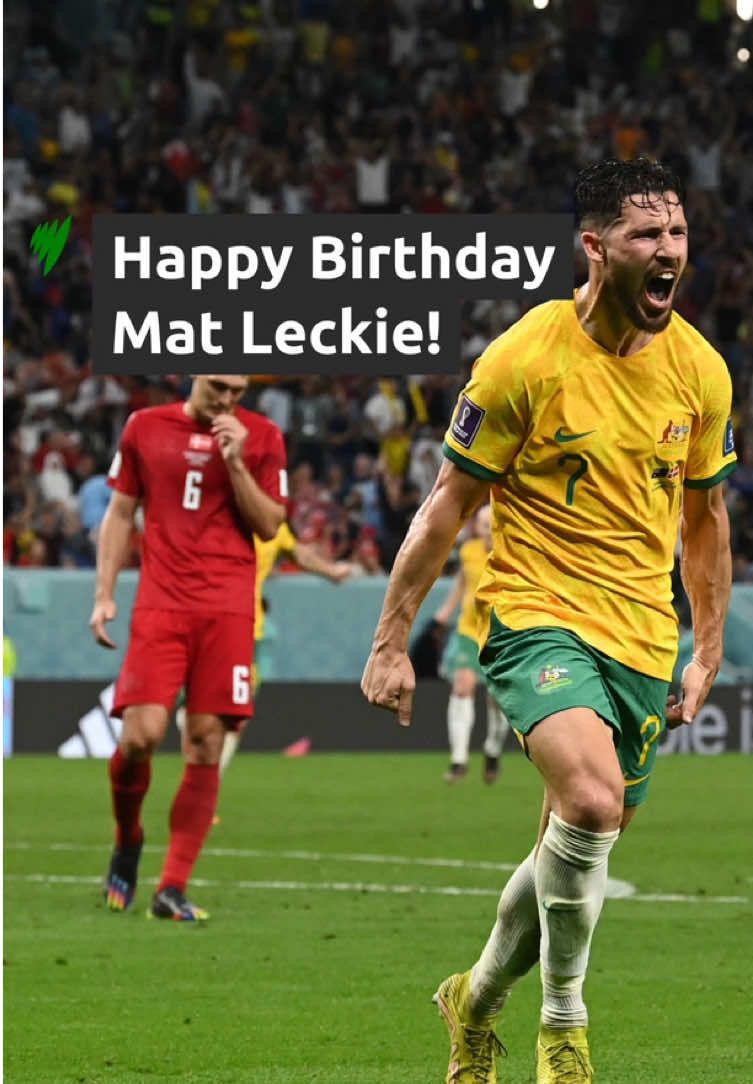 🇦🇺 Happy birthday to Mathew Leckie! 🎉 Here's the moment he sent Australia into the knockout stages of the 2022 FIFA World Cup with THAT iconic goal against Denmark 🔥 #FIFAWorldCup #Socceroos