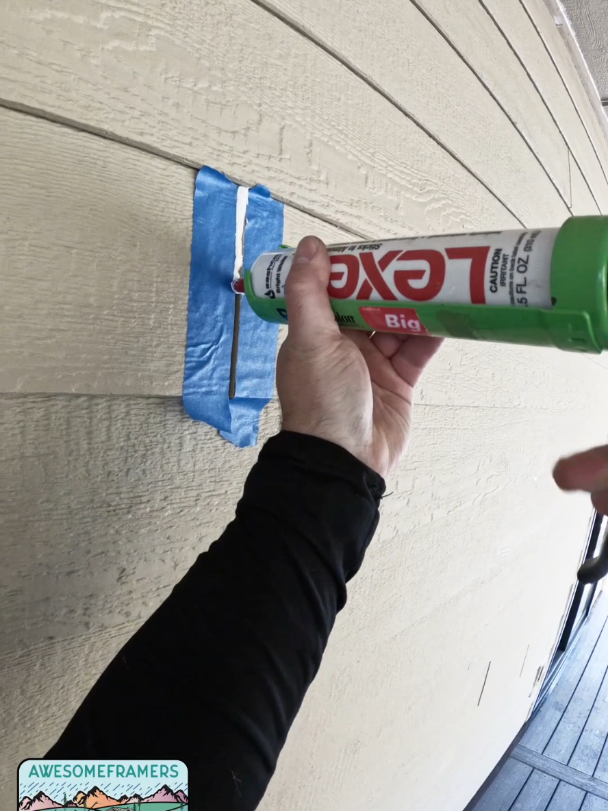 2 ways to deal with control joints with @LP BUILDING SOLUTIONS  SmartSide. @SashcoInc  Lexel is my preference for sealant after talking to @perkinsbuilderbro . The tape idea is from Aaron Miller and a fantastic one. . The 2nd method is my personal preference to reduce maintenance for the owner down the line. . #lpsmartside #longliveourbuildings #buildingscience #siding #skilledtrades 