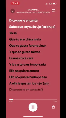 CHIKA MALA - Jere Klein (2024) Full Letras #fyp #jereklein #chikamala #chile🇨🇱 