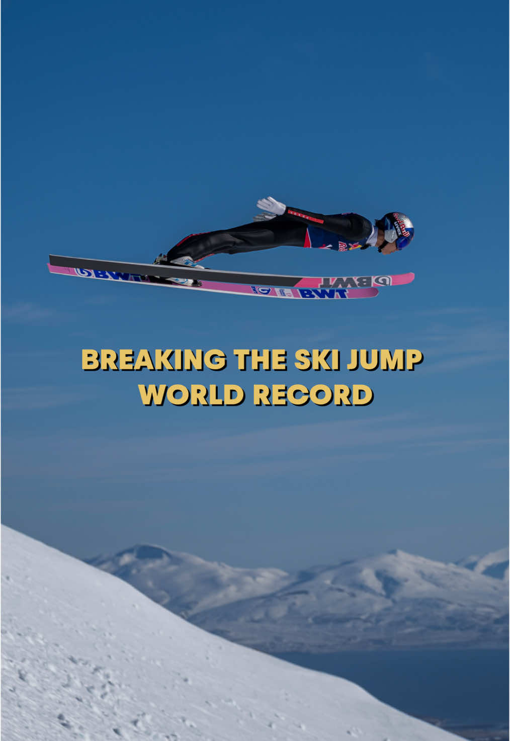 @ryoyu kobayashi jumping into the record books like 😏 #Skiing #SkiJump #WinterSports  #WorldRecord #RedBull #GivesYouWiiings