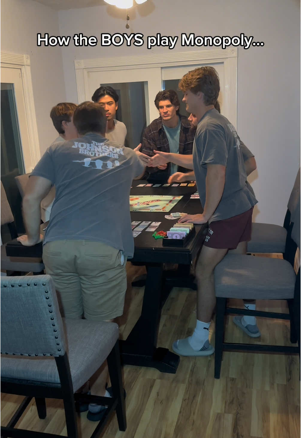 Monopoly with the boys hits different😮‍💨 #theboys #viral #fyp #monopoly 
