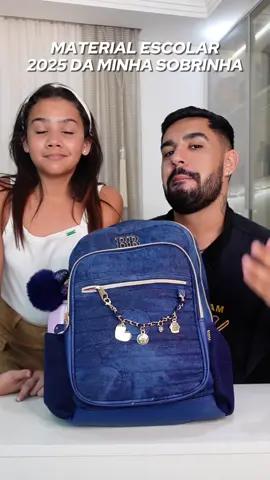 MATERIAL ESCOLAR 2025 DA MINHA SOBRINHA! #materialescolar #sobrinha #voltaasaulas 
