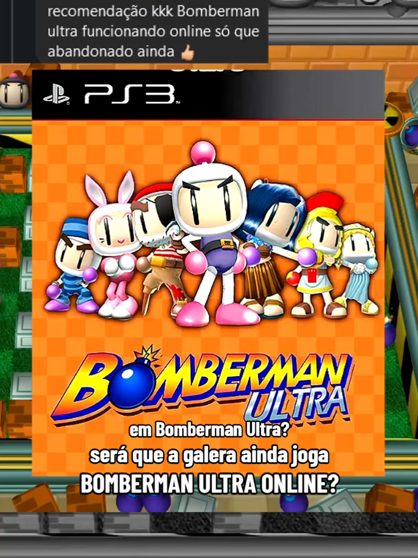 Bomberman Ultra, será que ainda tem servidor online hoje em dia? #superbomberman #bomberman #ps3 #ps3games #ps3online #retrogaming #retrogames 