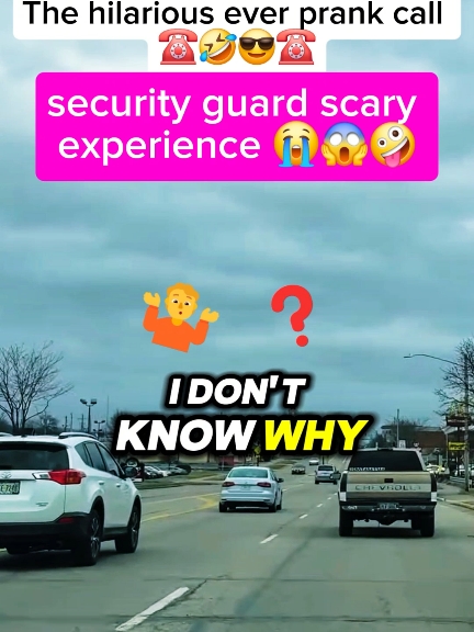 security guard scary experience 😬 😱😭#prankcall #funny #phonecall #funnyy #prank #fyp 