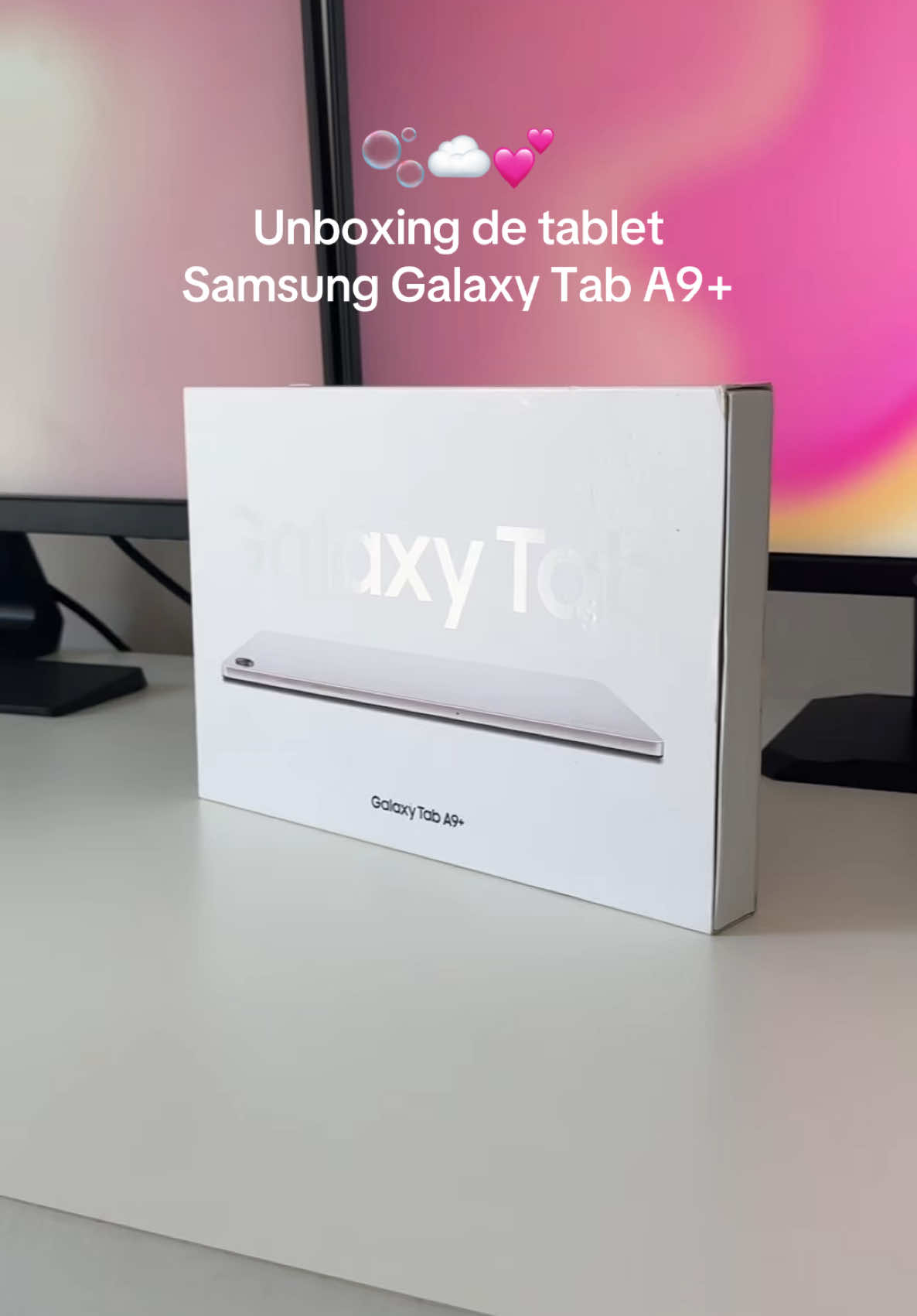 Unboxing de mi tablet Samsung Tab A9+ 🥰🫧🤍 #tablet #samsung #unboxing @Samsung Argentina 