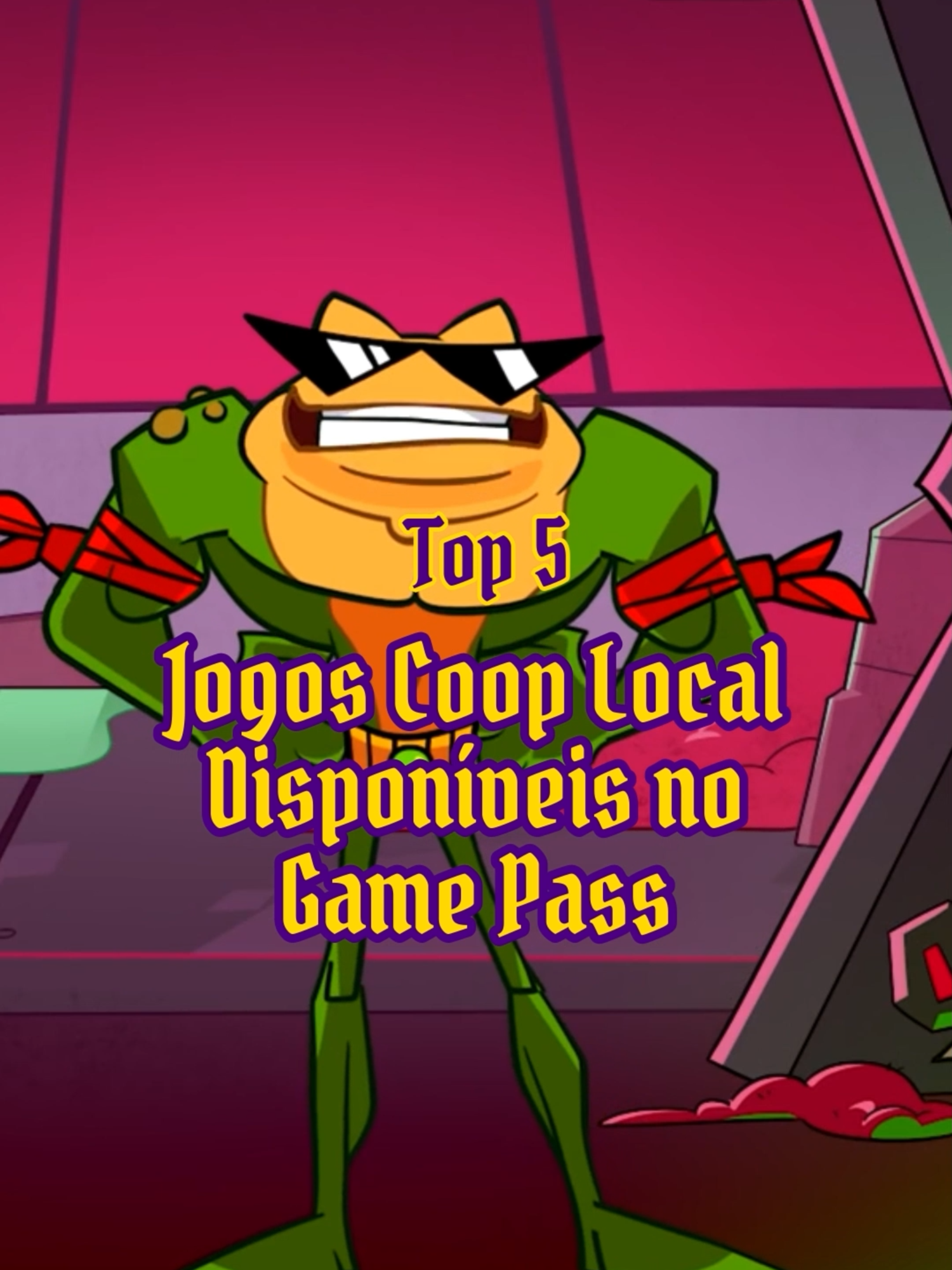 Top 5 jogos coop local disponíveis no Game Pass! #xboxgamepass Está em busca dos melhores jogos cooperativos locais disponíveis no Xbox Game Pass? Neste vídeo, apresentamos uma seleção imperdível para você curtir com amigos e familiares no conforto do seu sofá. Descubra títulos emocionantes que oferecem experiências cooperativas únicas e garantem horas de diversão compartilhada. Prepare os controles e venha conferir nossa lista dos Top 5 jogos coop local disponíveis no Game Pass! #CoopLocal#GamePass #JogosCooperativos #Xbox #Battletoads #ItTakesTwo #ForTheKingII #AWayOut #Terraria #JogosMultiplayer #JogosDeSofá #Gaming #Jogos #DiversãoComAmigos #DicasDeJogos #coopgames #cooplocalgames #couchcoop #top5jogos #newreleases #recomendacoesdejogos