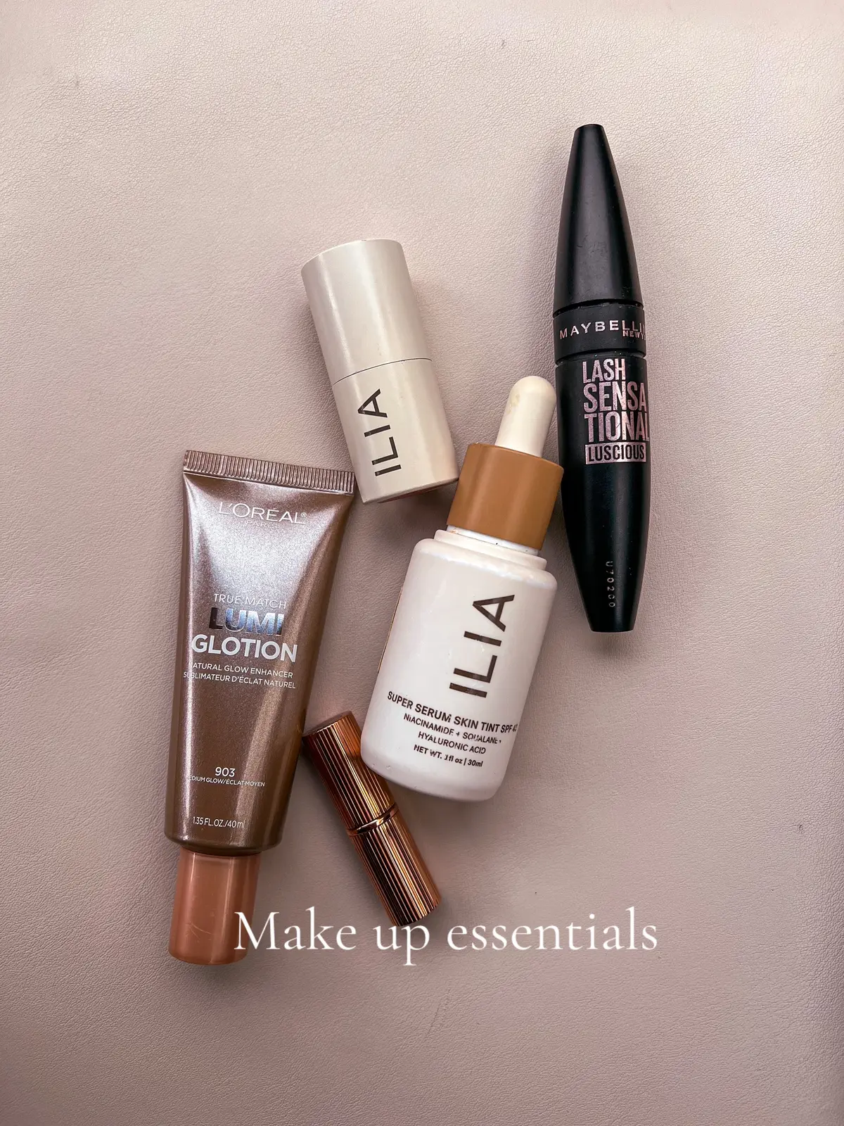 This products are great for everyday make up. I LOVE the @ILIA Beauty Super Serum Skin Tint, I feel like it’s Skin Care but also make up lol it’s great specifically for the Summer when you really want that SPF, the coverage but nothing heavy. Love it for the summer, I’m also loving the Lumi Glotion  @loréal paris usa it gives you that healthy , natural glow omg so good. Check out my other recommendations and let me know in the comments if you like them as much as I do. #makeup #makeupessentials #makeupnomakeup #ilia #loreal #charlottetilbury #makeupfavorites #everydaymakeup 