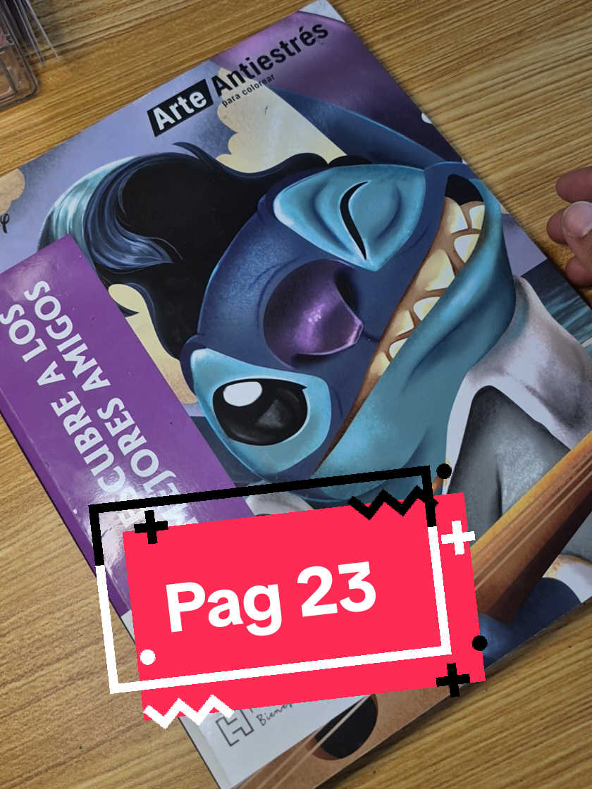 Y asi me Preparo un nuevo dibujo. de Descubre el misterio.  . #descubreelmisterio #coloriagemysteredisney #guangna #parati #acrylicmarkers 