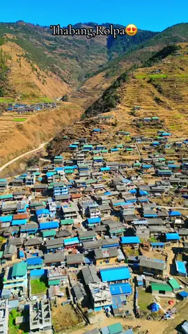 Thanang rolpa bata hune ley comment haii #rolpamuser #thabangrolpa #thabang #dronevideo #fyp #droneshot #droneshotnepal #foryoupage #chimseyphotography 