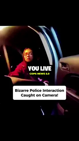 Bizarre Police Interaction Caught on Camera! #cops #copsoftiktok #copsontiktok #copstiktok #foryou #fyp