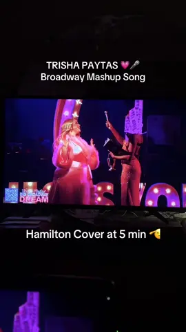 THE HAMILTON RAP SENT ME 😭💗🎤 AN ICON #trishapaytas #trish #justtrish #trishapaytasbigbroadwaydream #trishapaytaslive #trishapaytasonbroadway #broadway #hamilton #phantomoftheopera 