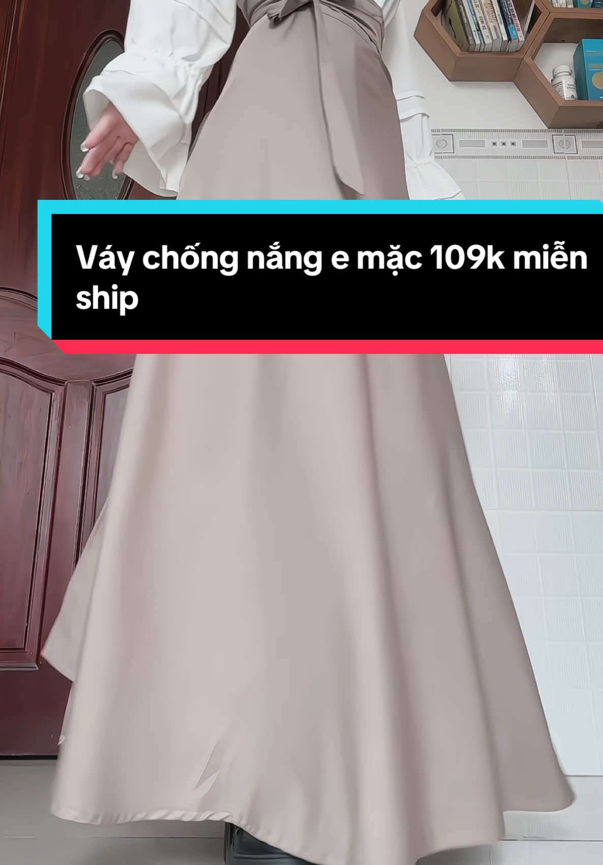 Váy chống nắng e mặc 109k miễn ship hôm nay🥰#vaychongnang 