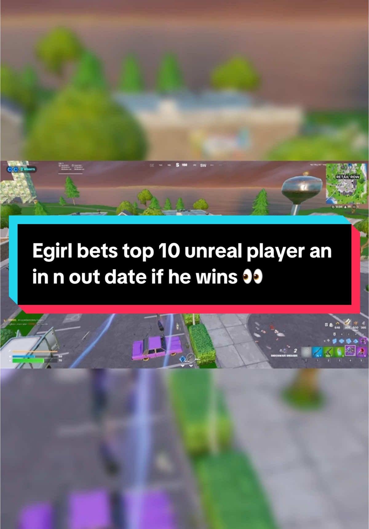 Egirl bets top 10 unreal player an in n out date if he wins 👀 #fortnite #innout #date #win #lose #unreal #top10 #unrealreload #reload #forniteranked #bet #egirl #wildjuju 