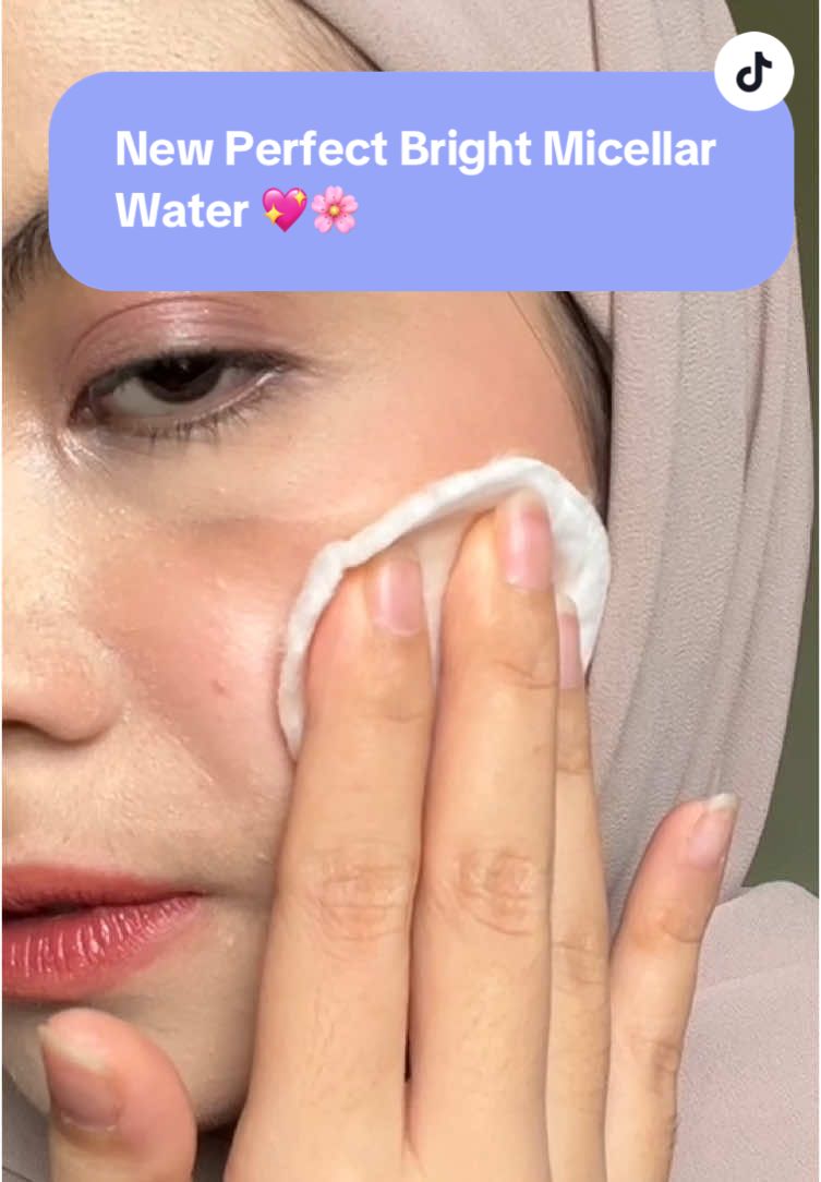 New perfect bright + tone up micellar water dengan packaging baru yang simple dibawa kemana-mana 💖🌸#wardahskincare #wardahperfectbright #wardahmicellarwater 