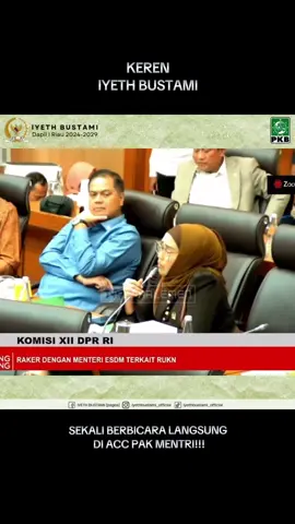 bunda keren banget!🔥💚 #iyethbustami #dpr #dewanperwakilanrakyat #rokanhulu #riau #melayu #pertamina #iyetbustami 