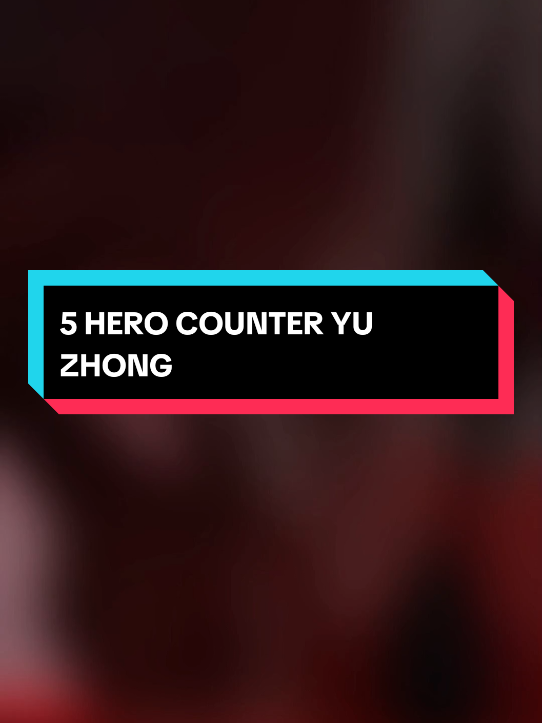 5 Hero counter Yu Zhong, menurut kalian siapa lagi nih? #yuzhongmlbb #counteryuzhong #yuzhongexplane #MLBB2025 #MobileLegendsBangBang #MLBB 