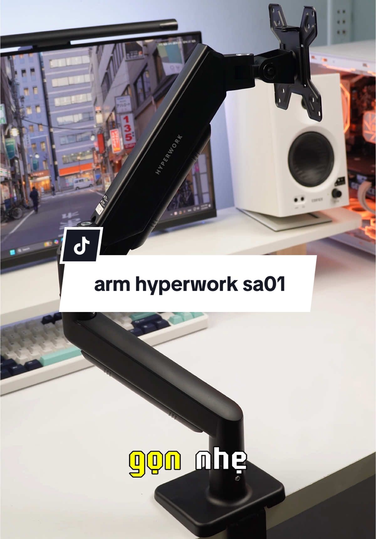 Arm màn hình Hyperwork Core Arm Sa01 tầm giá 400k cho anh em tham khảo #armmanhinh #docongnghe #review #tiktokshop #taphoacongnghe #hyperworksa01 #nguyenvustore 