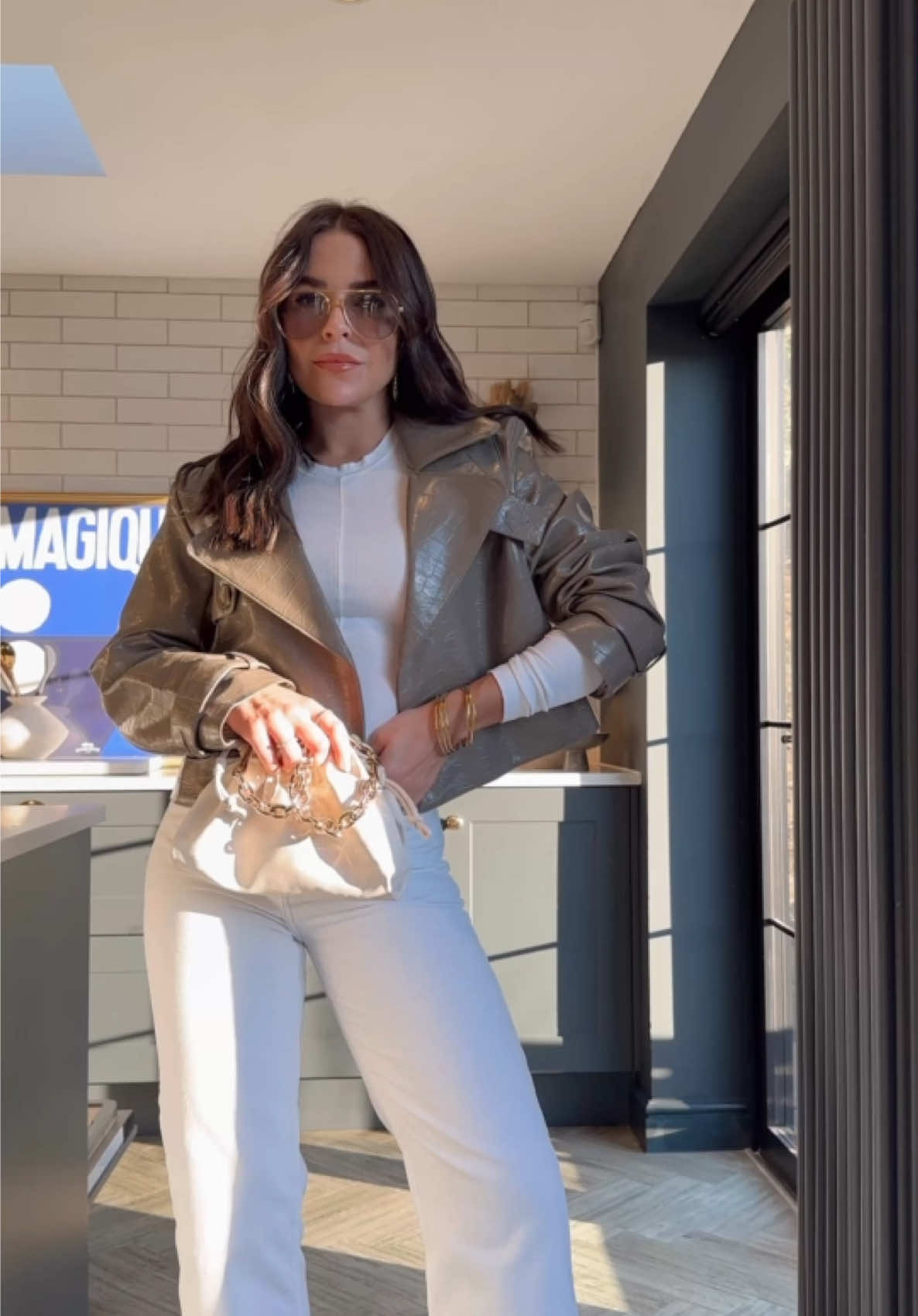 Obsessed with this @River Island jacket!!   Linked in my bio xx #OOTD #outfitcheck #FashionOnTikTok #grwm #fyp #fyppppppppppppppppppppppp 