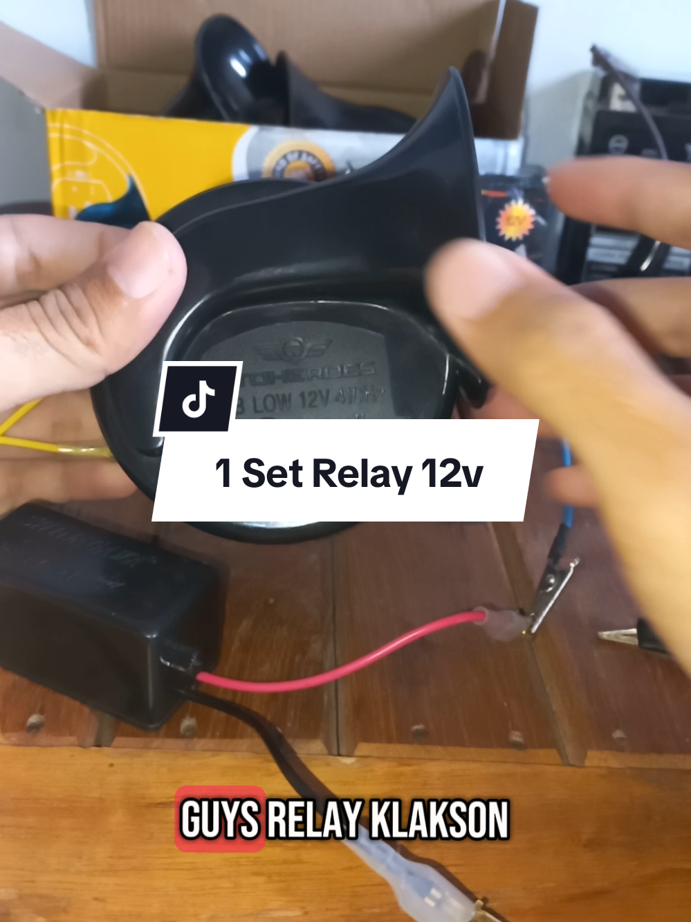 mumpung yang 1 set ada guys, bisa langsung di gass #relay #relayklakson #relayklaksonputusputus #klakson #klaksonkeong #basuri #klaksonbasuri #klakson12volt 