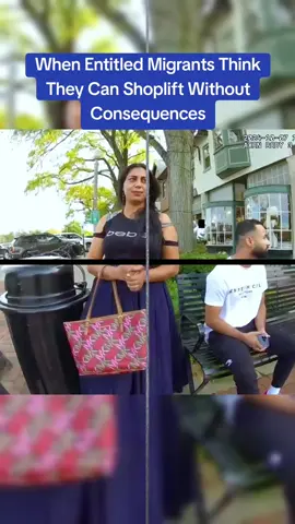 When Entitled Migrants Think They Can Shoplift Without Consequences #cops #copsoftiktok 