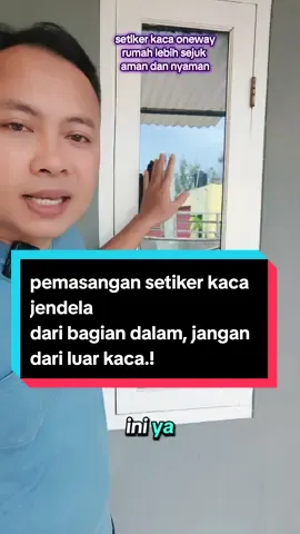 Membalas @masbaa015untuk pemasangan setiker kaca one way pasngnya dari bagian dlam kacaya jangan dari luar.  #setikerkacaoneway  #setikerkacajendelaoneway  #setikerkaca 