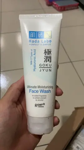 HadaLabo Goku Jyun Moisturizing Face Wash 100gr #hadalabo #hadalabofacewash #gokujyun #viral #tiktok #ramadhan 