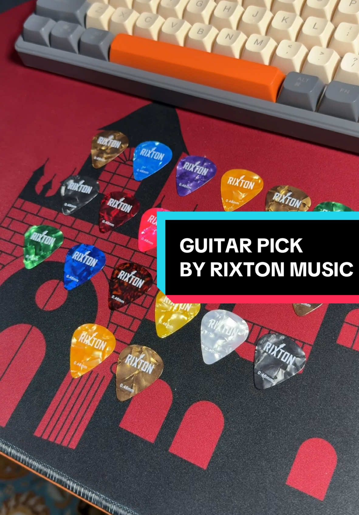 Guitar pick by rixton music #guitarpick #guitartutorialforbegginers #fyp #foryou #FleaxD 