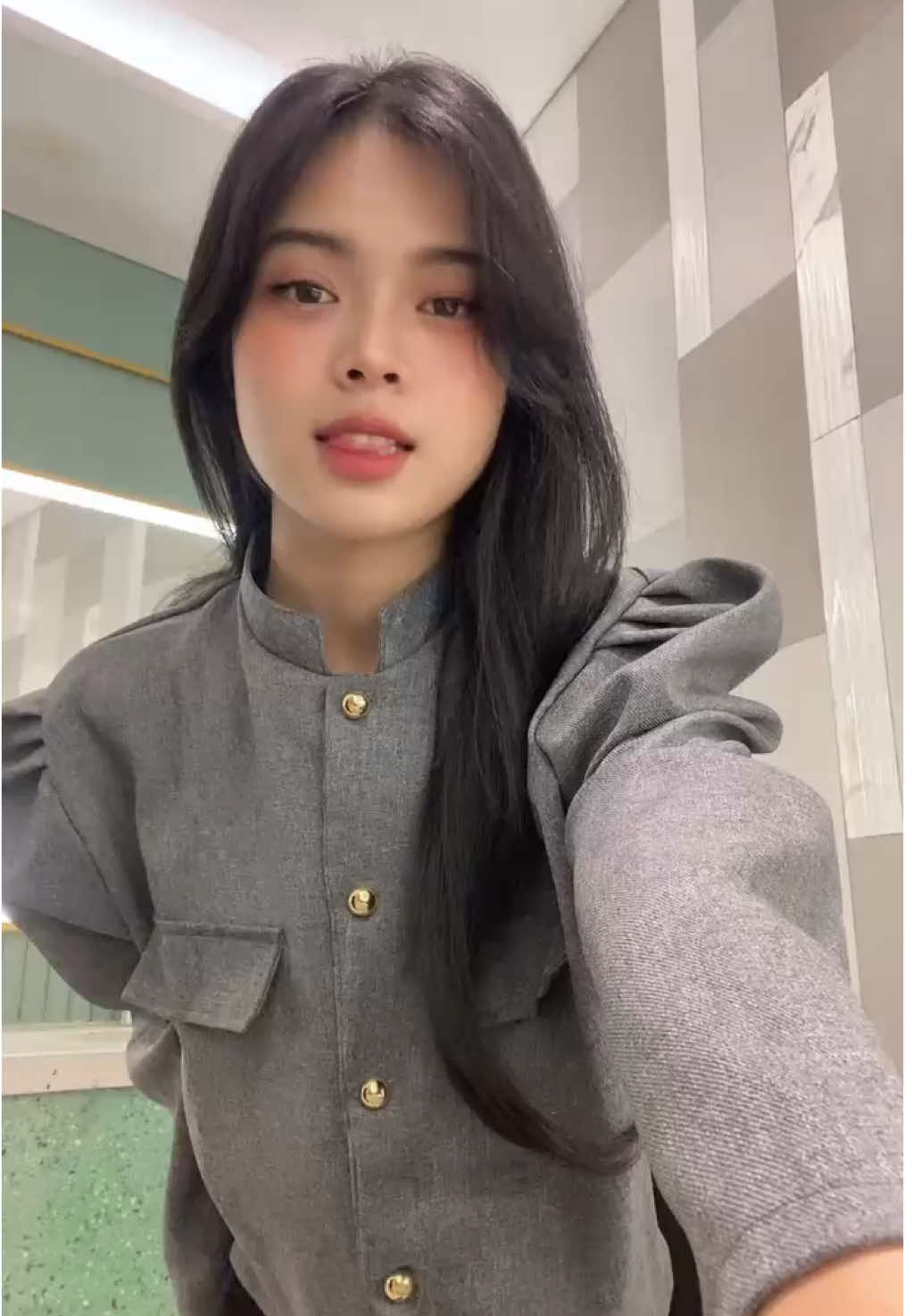 Sonia Blouse Blazer Crop Top 😍🤩 #blouse #atasanwanita #fyp #foryou #f #outfit 