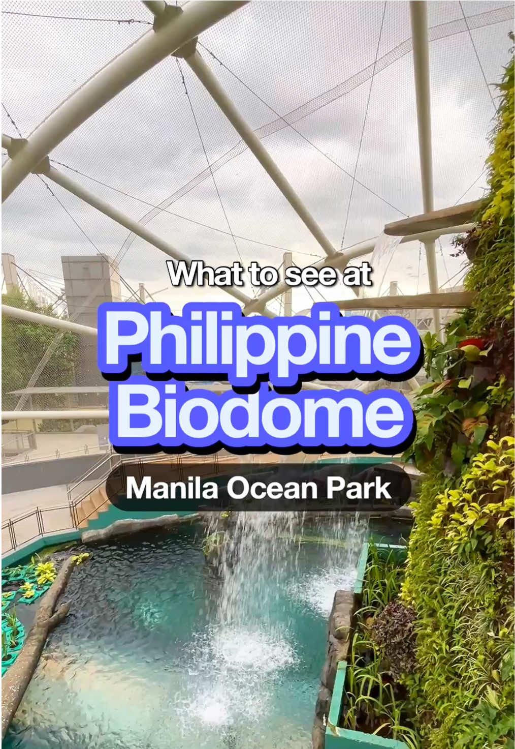 ‼️NEWEST ATTRACTION AT MANILA OCEAN PARK- The Philippine Biodome. Better visit in the afternoon to enjoy the Animals Exhibit and Borealis Light Show at night 🤩 Check video for ticket rates. #hanapganap #manilaoceanpark #philippinebiodome #oceanpark #manila #tambayan #dateideas #philippines