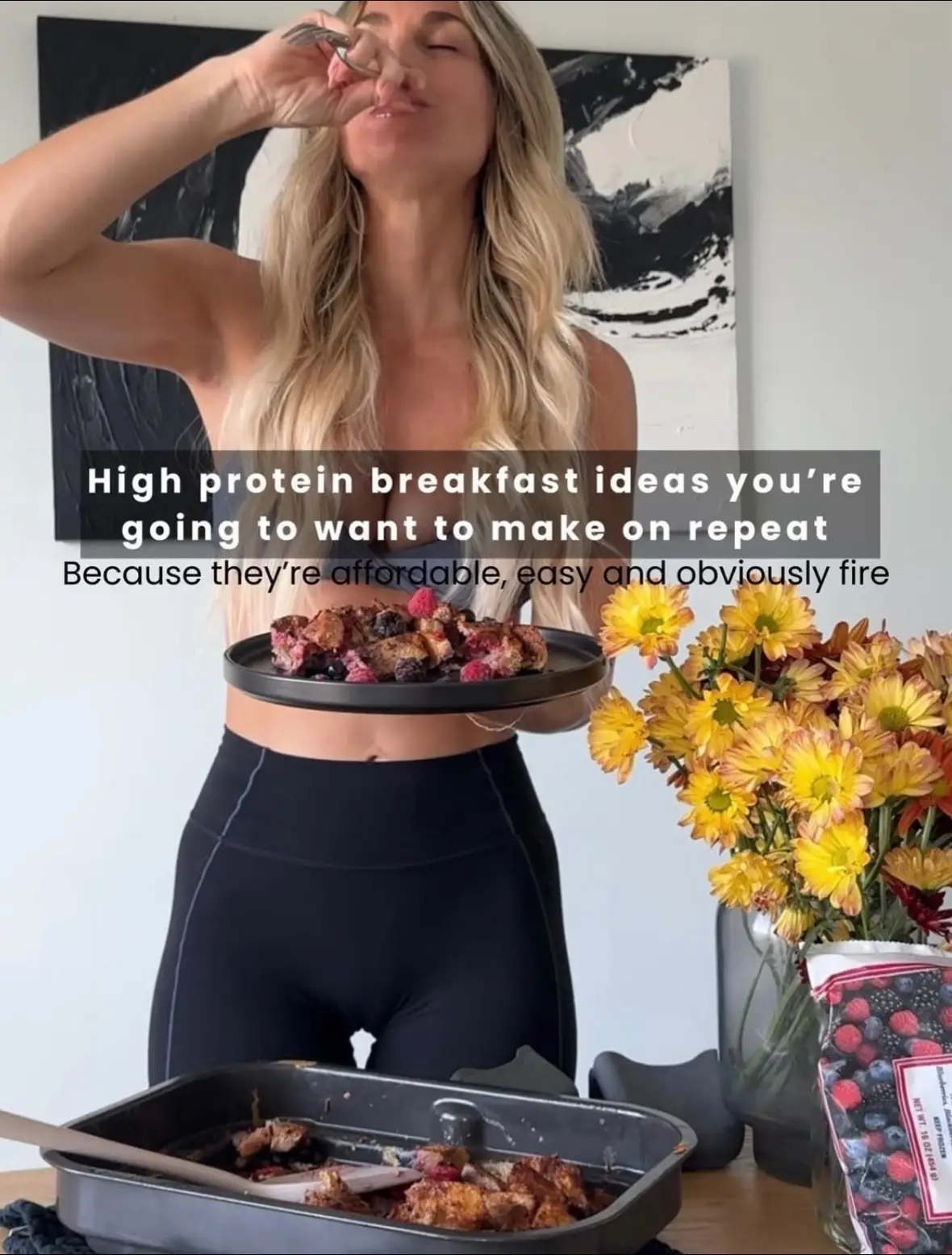 Not sure what to make for breakfast today? I got you covered with lots of high protein, zero added sugar or junk breakfast options ✨ #breakfastideas #highproteinbreakfast #breakfastisserved #miamibeach 