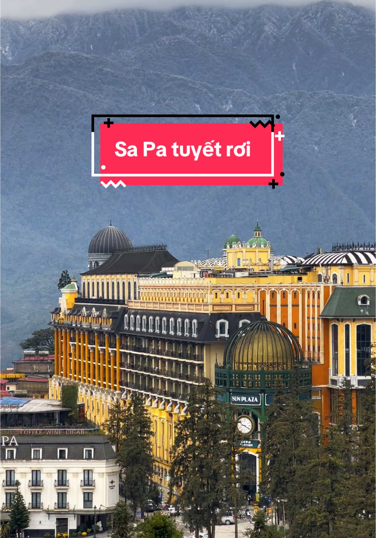 P96. Mời bạn đến với Sa Pa. Góc view tuyệt đẹp Sa Pa tuyết rơi #ruongbacthang #traveling #dulich #canhdepsapa #dulichsapa #sapa #travel 