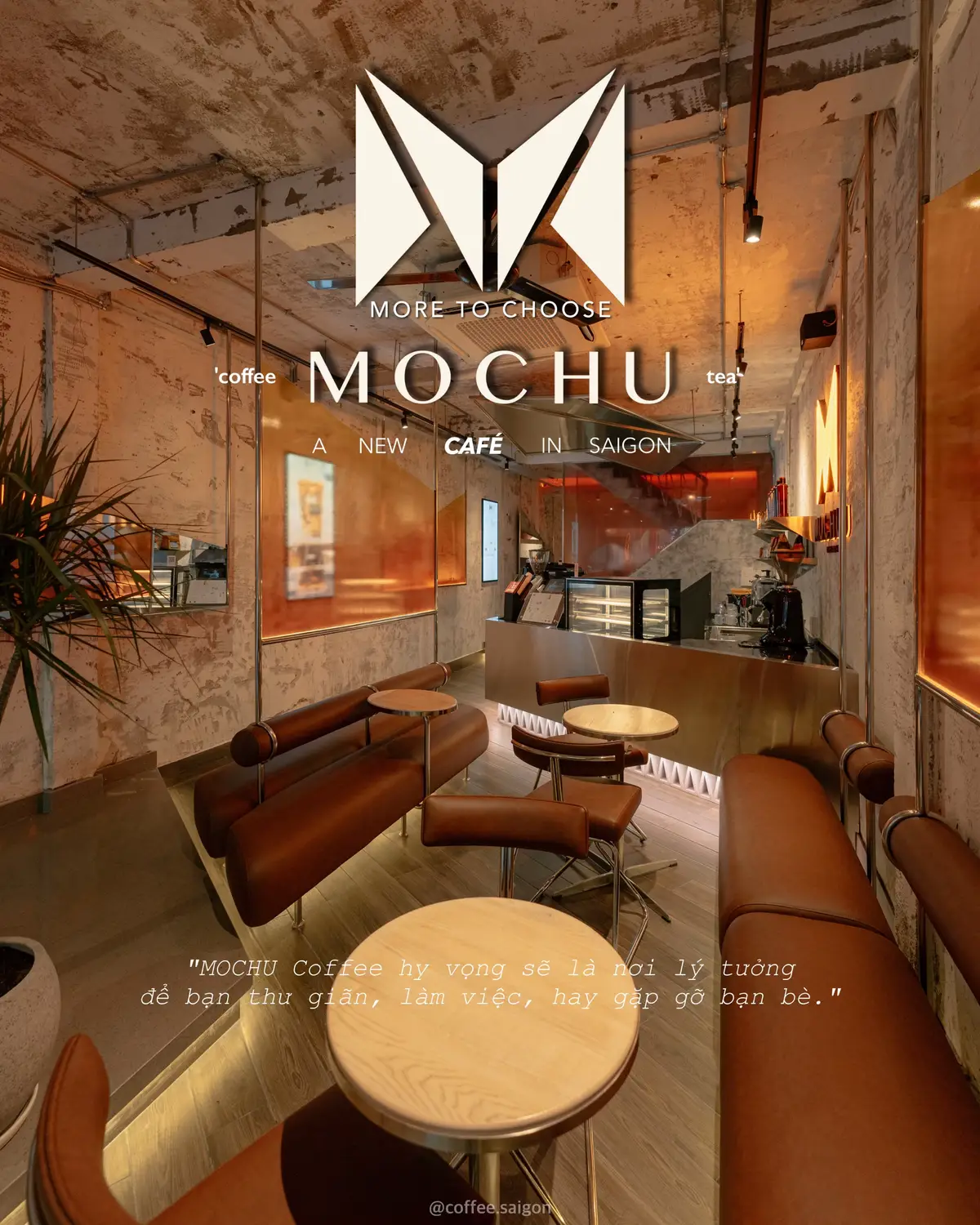 📍𝐌𝐨𝐜𝐡𝐮 𝐂𝐨𝐟𝐟𝐞𝐞 & 𝐓𝐞𝐚 - Gợi ý mọi người góc la cà cà phê mới tinh vừa mở cửa đón khách cách đây không lâu và đang có chương trình khuyến mãi giảm 10% nhân dịp soft opening đến hết ngày 15/2/2025 này. 🏡𝐌𝐨𝐜𝐡𝐮 𝐂𝐨𝐟𝐟𝐞𝐞 & 𝐓𝐞𝐚 bao gồm 1 trệt và 1 lầu, có cả khu vực ban công cho bạn nào thích hóng gió trời, khu vực này cũng được 𝐌𝐨𝐜𝐡𝐮 thả nhiều cây xanh nên mát mẻ lắm. Nội thất và cách bố trí bàn ghế ở 𝐌𝐨𝐜𝐡𝐮 mình thấy cũng khá phù hợp cho những ai có nhu cầu hẹn hò tán gẫu và kể cả làm việc, mấy bạn nào hay có thói quen ôm laptop chạy deadline thì giờ đây đã có thêm 𝐌𝐨𝐜𝐡𝐮 để mấy bạn lựa chọn cho lần đi quán tiếp theo 👐. 📋Menu ở 𝐌𝐨𝐜𝐡𝐮 𝐂𝐨𝐟𝐟𝐞𝐞 & 𝐓𝐞𝐚 thì đầy đủ các loại cà phê pha máy, truyền thống và ủ lạnh. Bên cạnh đó cũng không thiếu các loại trà, matcha và các thức uống sáng tạo khác; cùng với các loại bánh ăn kèm. Năm mới bạn nào đang muốn tìm quán mới để trải nghiệm thì cứ ghé thử 𝐌𝐨𝐜𝐡𝐮 𝐂𝐨𝐟𝐟𝐞𝐞 & 𝐓𝐞𝐚 nha 🙌
