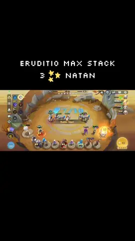 Forcing max stack on Erudtio for the sake of having 3⭐ Natan #mcgg #magicchessgogo #eruditio 