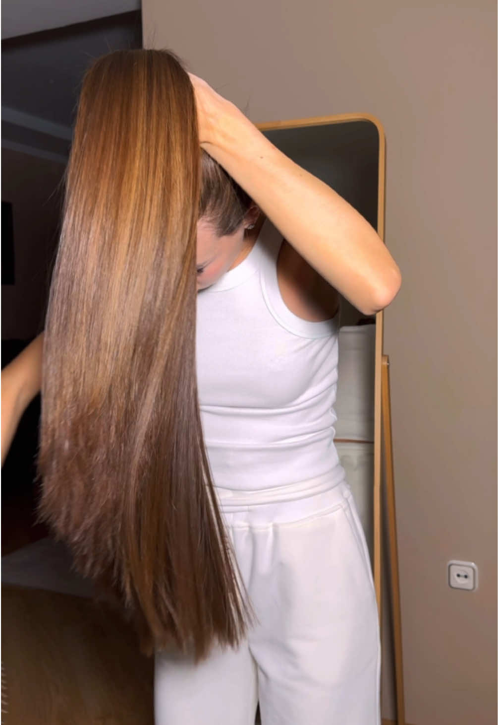 Pony routine🥵 #hairqueen