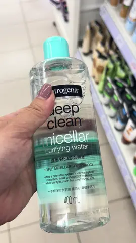 Nước tẩy trang NEUTROGENA DEEP CLEAN 400ml  #nuoctaytrang #taytrang #neutrogena #skincare #makeup #chamsocda #muataitiktokshop #xuhuongtiktok #shopcuamymie 