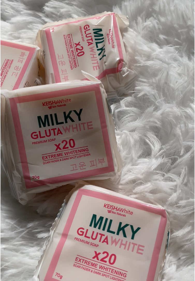 #milkygluthawhite #thailandsoap #whiteningsoap #beautysoap #milkysoap #skincare 