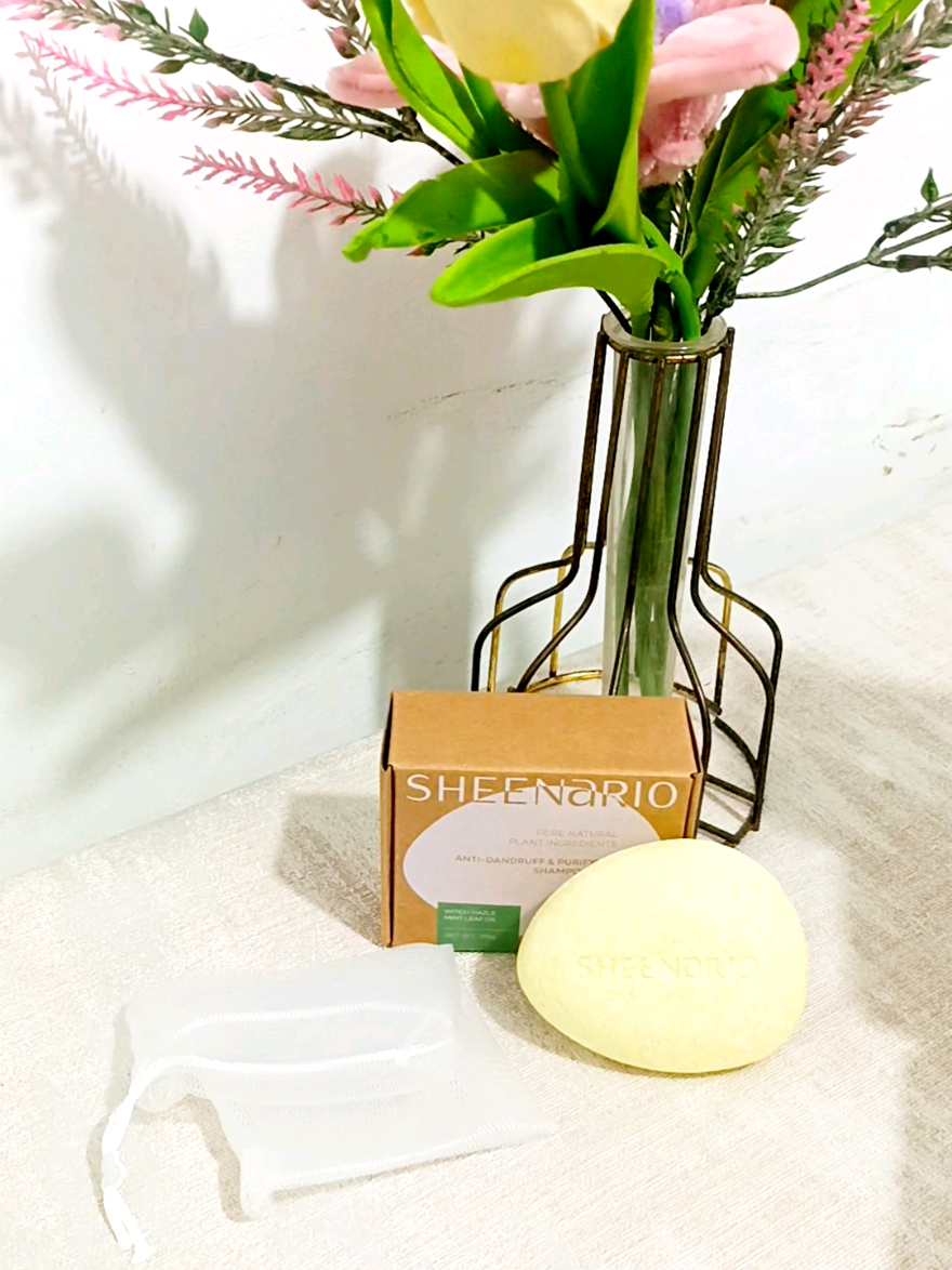 Less waste, more great hair days! @sheenario.official  Shampoo bar is the secret! #sheenario  #sheenarioshampoobar #sheenariohaircare #Haircare #Beauty 