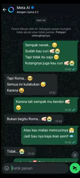 #meta Al #fyp #viral #sound #katakata #chat 