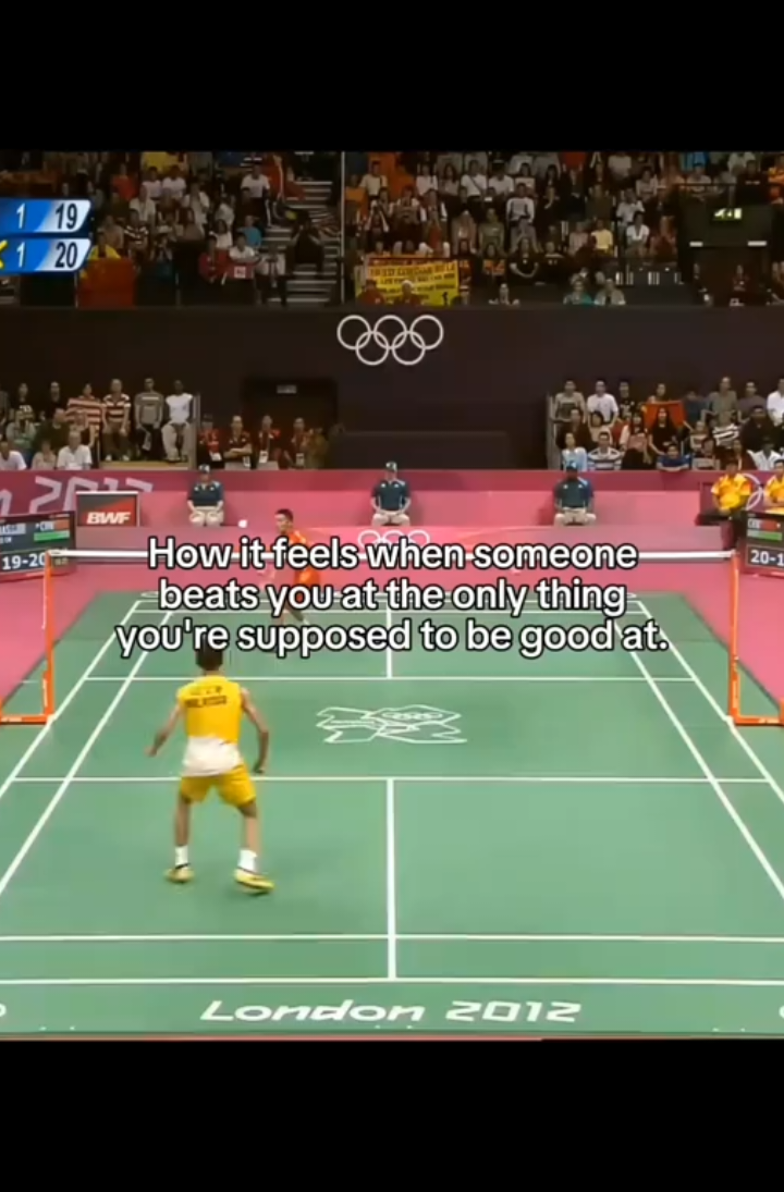 especially when everyone expects you to win. #fyp #badminton #foryoupage 