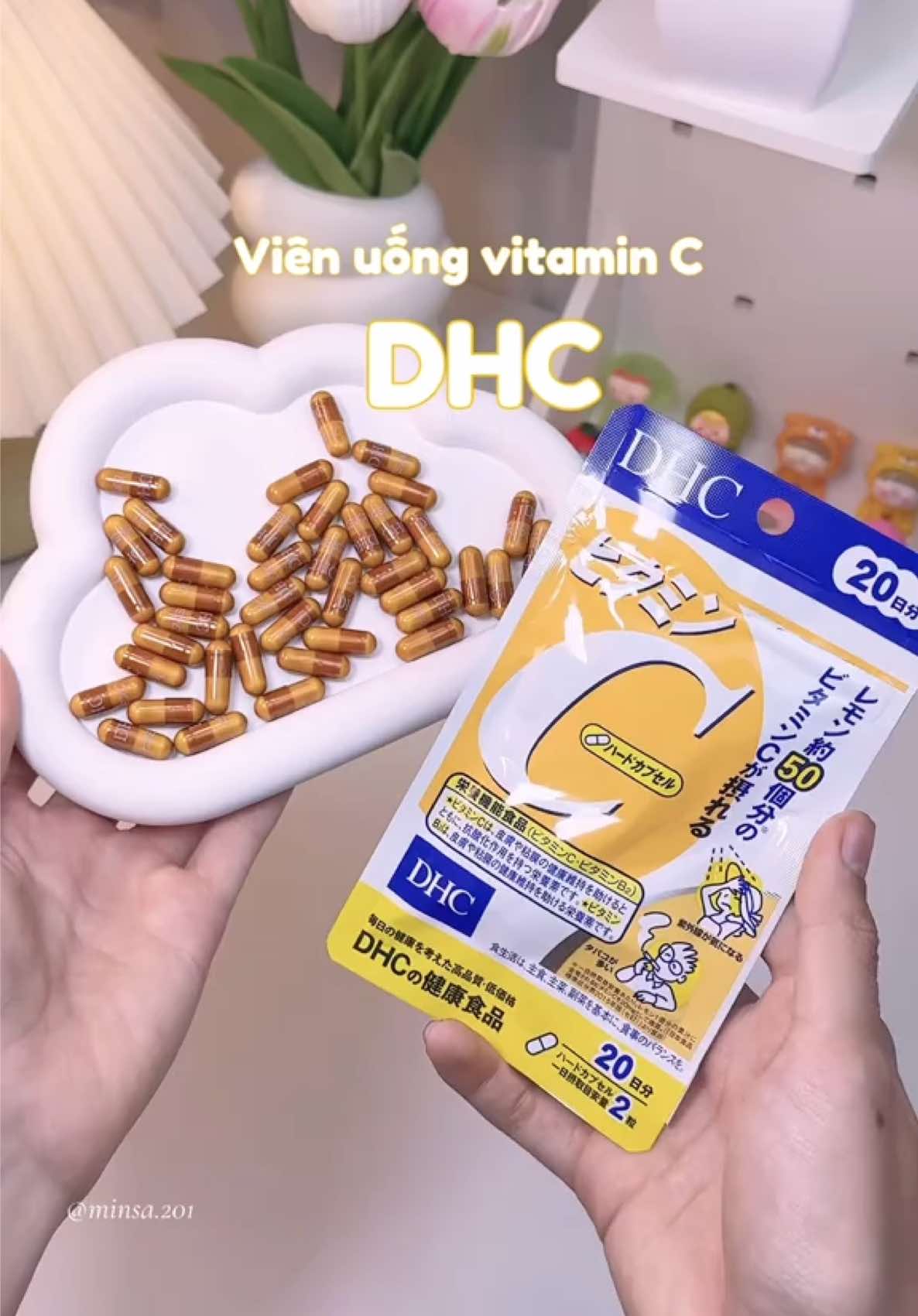 Khoẻ trong đẹp ngoài cùng vitamin Dhc🫰🏻🫰🏻🌷🌷🍋🍋🍋 #vitaminc #vitamindhc #dhc #dhcvietnam #minsa #chamsocsacdep #vitamin #xuhuong #xh #viral 