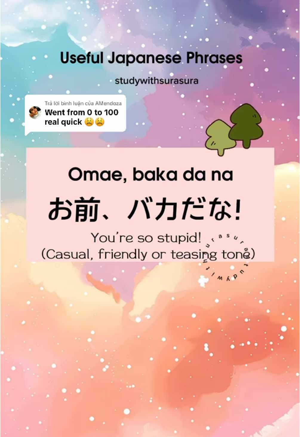 Trả lời @AMendoza Useful japanese phrases#learnjapanese #LearnOnTikTok #studywithsurasura #日本語 #japaneselesson 