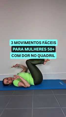 Mulher, se você convive com dores no quadril, artrose, tendinite ou bursite, tenho uma dica poderosa pra você! ✨ 👉 Coloque esses 3 movimentos simples na sua rotina e comece a sentir a diferença Esses movimentos ajudam a reduzir a rigidez, melhorar a mobilidade e aliviar as dores. #dor #dorcronica #dornoquadril #dornacoluna #dorlombar #caminhada #quadril #alongamento #pilates #yoga 