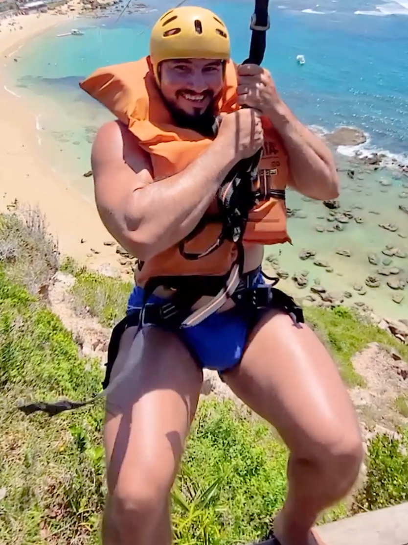 Adrenalina nas alturas ⚡️❤️ 🔰 Morro de São Paulo  #travel #foryou #nature 