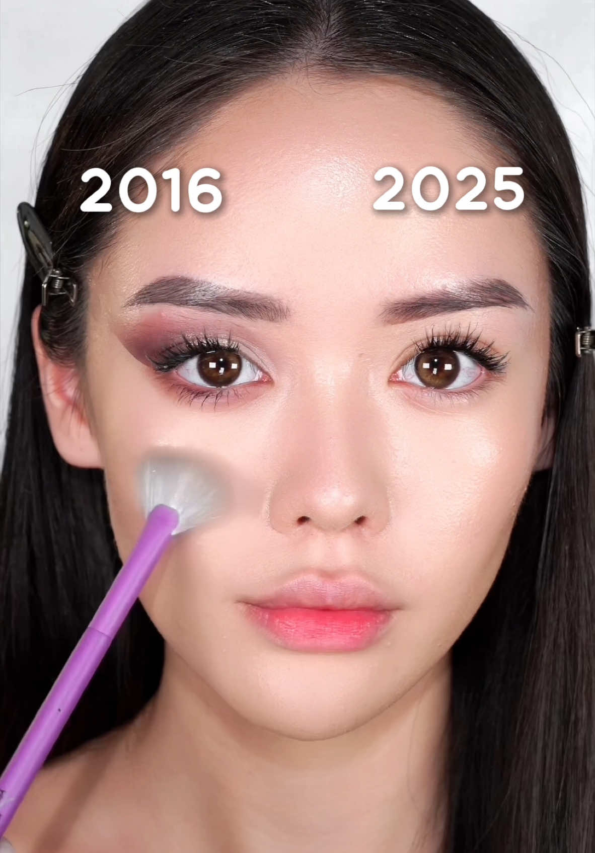 2016 vs 2025 makeup styles 💖 - #makeuptutorial #makeuptips #makeuphacks 
