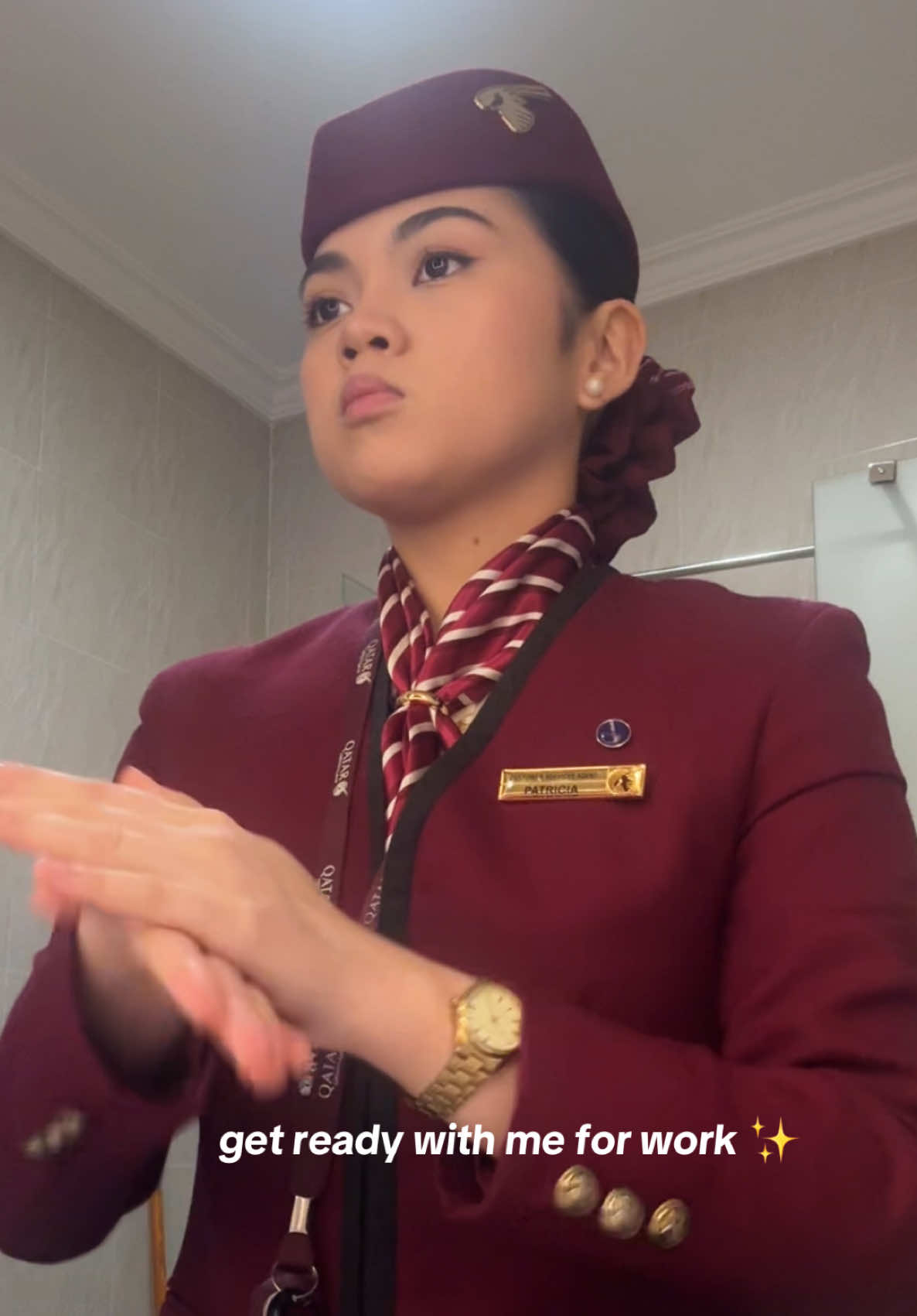 grwm to work ;) #QatarAirways #Doha #ExpatLife 