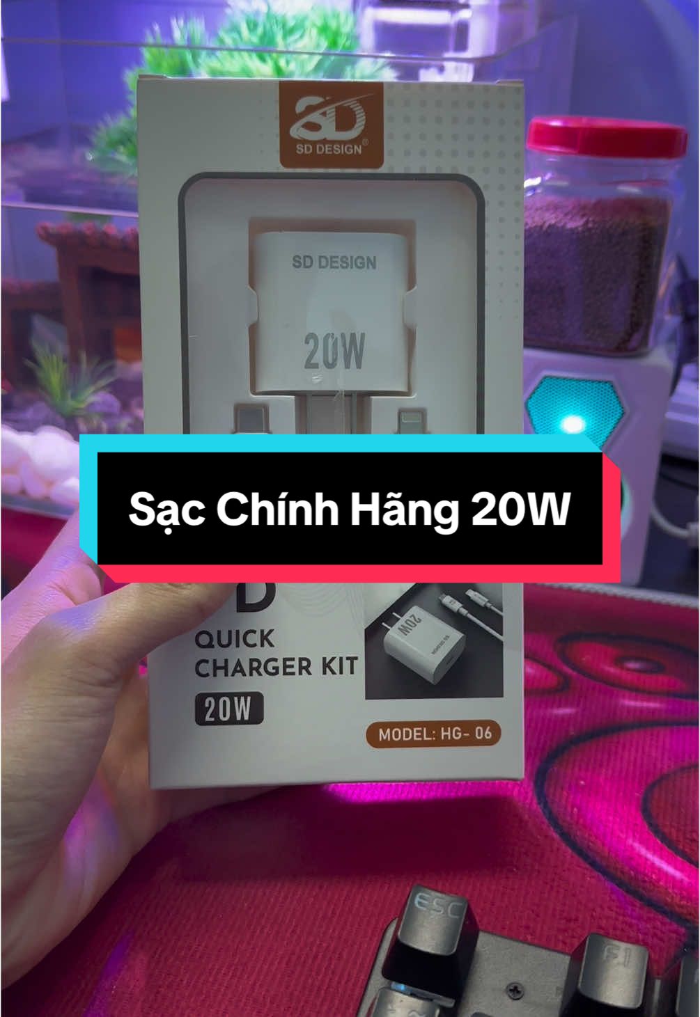 Củ cáp sạc chính hãng HG.06 #viral #thinhhanh #cusacnhanh20w #sddesign #xuhuong 