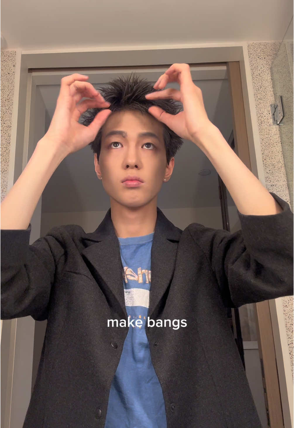 I'm still practicing tho #hairstyle 